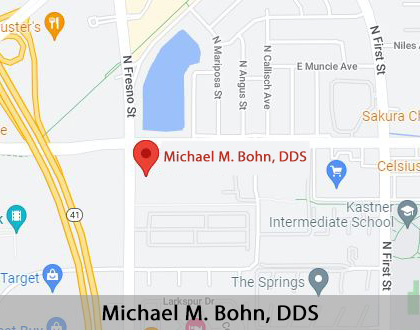 Map image for Cosmetic Dentist in Fresno, CA